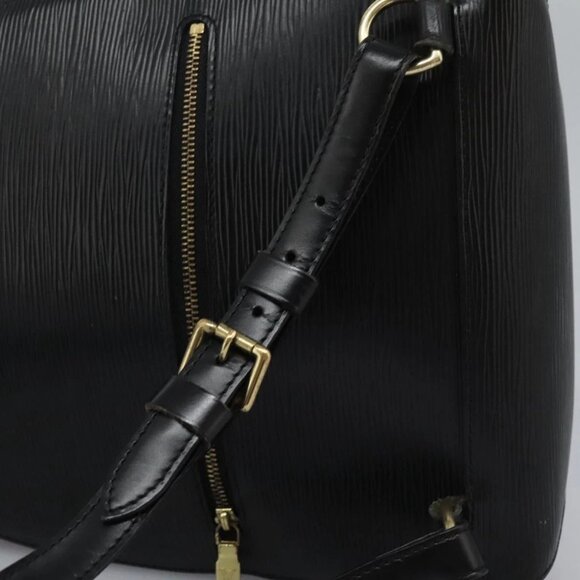 LOUIS VUITTON Epi Mabillon Backpack Black M52232 LV Auth 115093 - Picture 10 of 16
